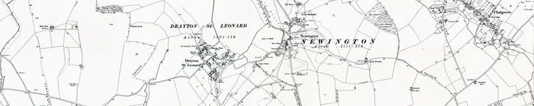 old map of Newington in Oxfordshire